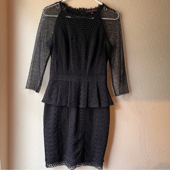 knee length dresses for ladies Nocturnes Lace Midi Dress